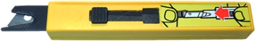 10 Abbrechklingen 9 mm im praktischen Sicherheitsspender